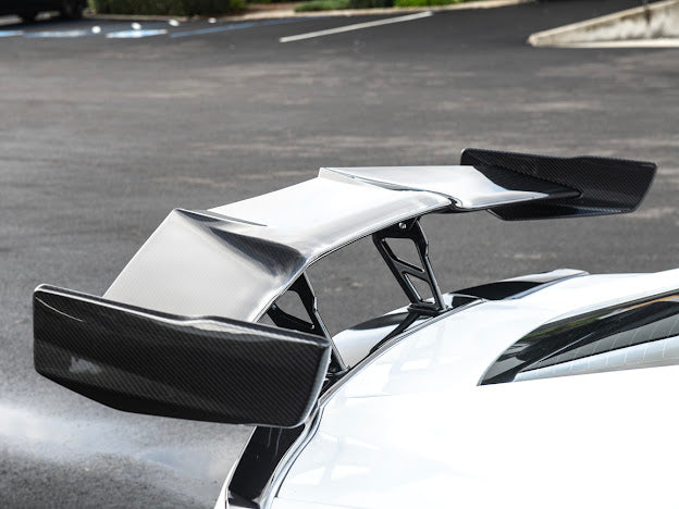 *BLEMISHED-DISCOUNTED* 2014-2019 C7 Corvette - Carbon Fiber "ZR1 Conversion" High Rear Spoiler / Wing Package